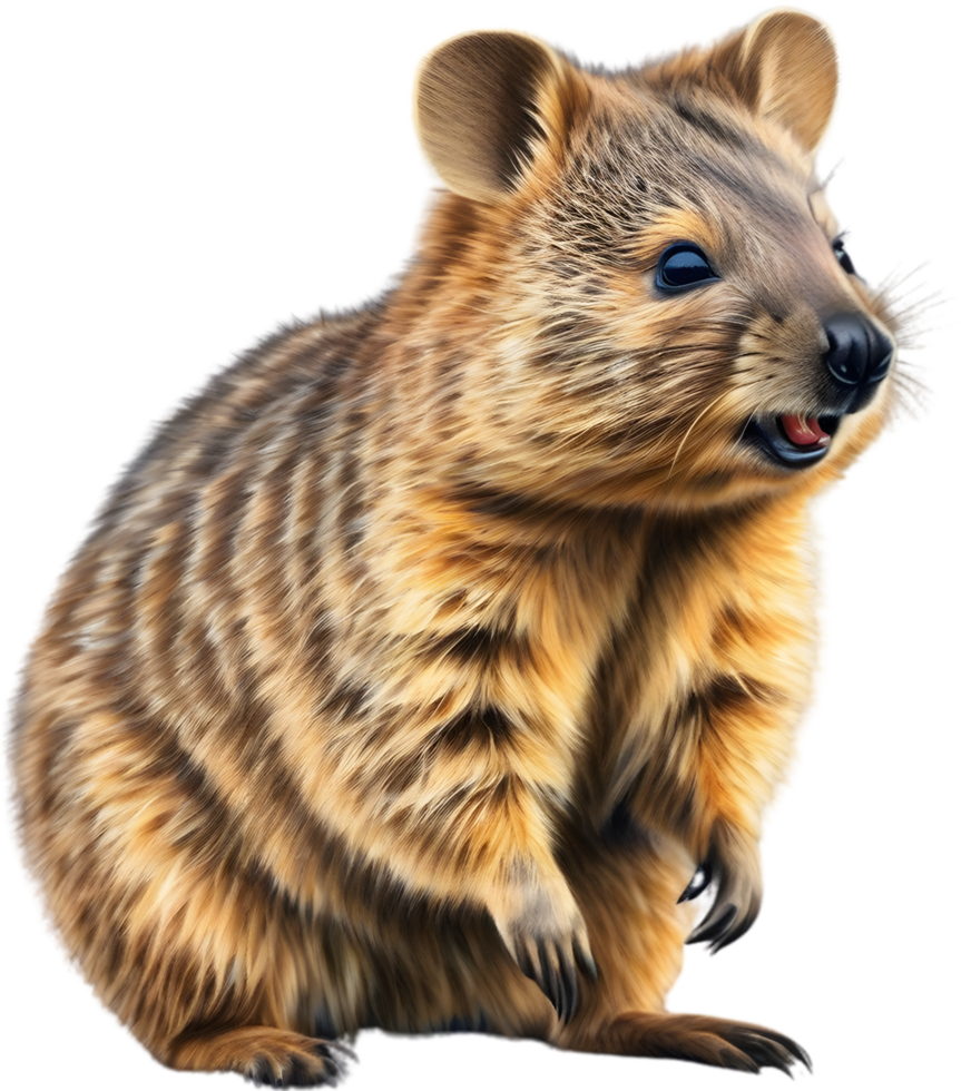 AI generated A close-up image of a Quokka. Ai-Generated. png