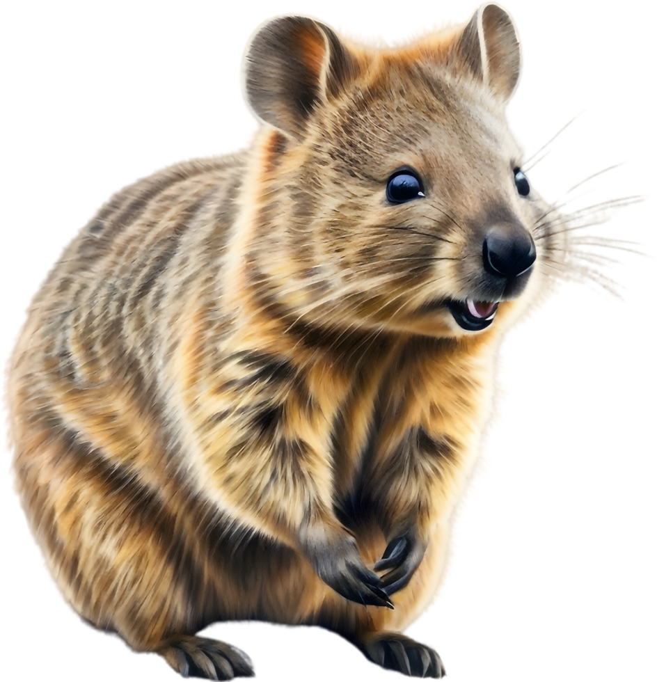 AI generated A close-up image of a Quokka. Ai-Generated. png