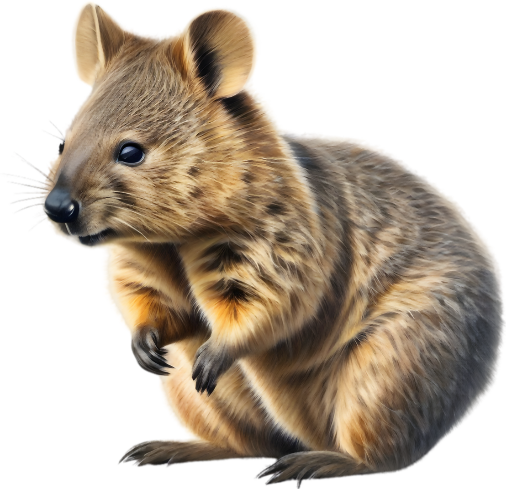 AI generated A close-up image of a Quokka. Ai-Generated. png