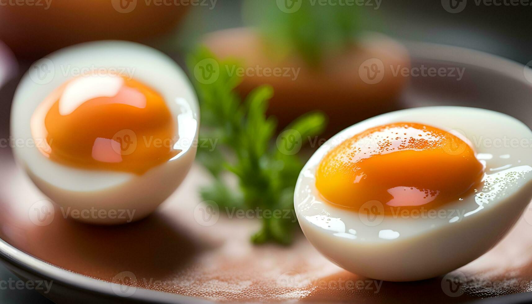 AI generated Jammy Soft-Boiled Egg photo