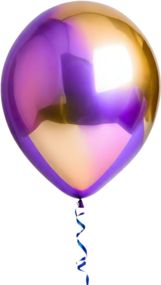 AI generated Image of the New Year balloons. Ai-generated. png