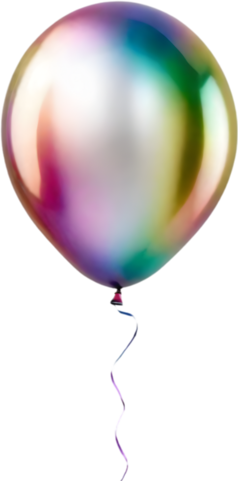 ai genererad bild av de ny år ballonger. ai-genererad. png
