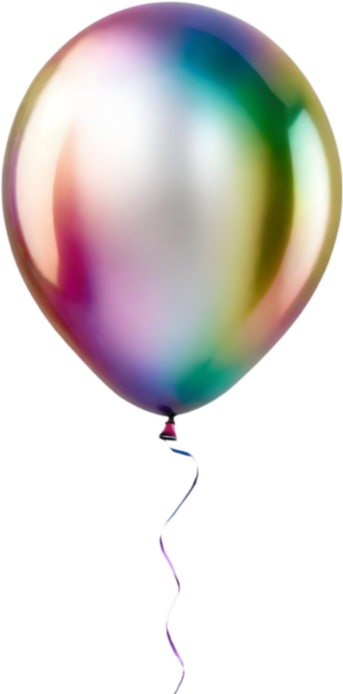 AI generated Image of the New Year balloons. Ai-generated. png