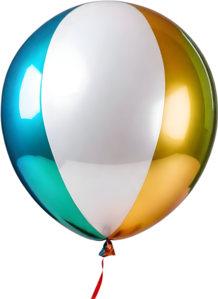 AI generated Image of the New Year balloons. Ai-generated. png