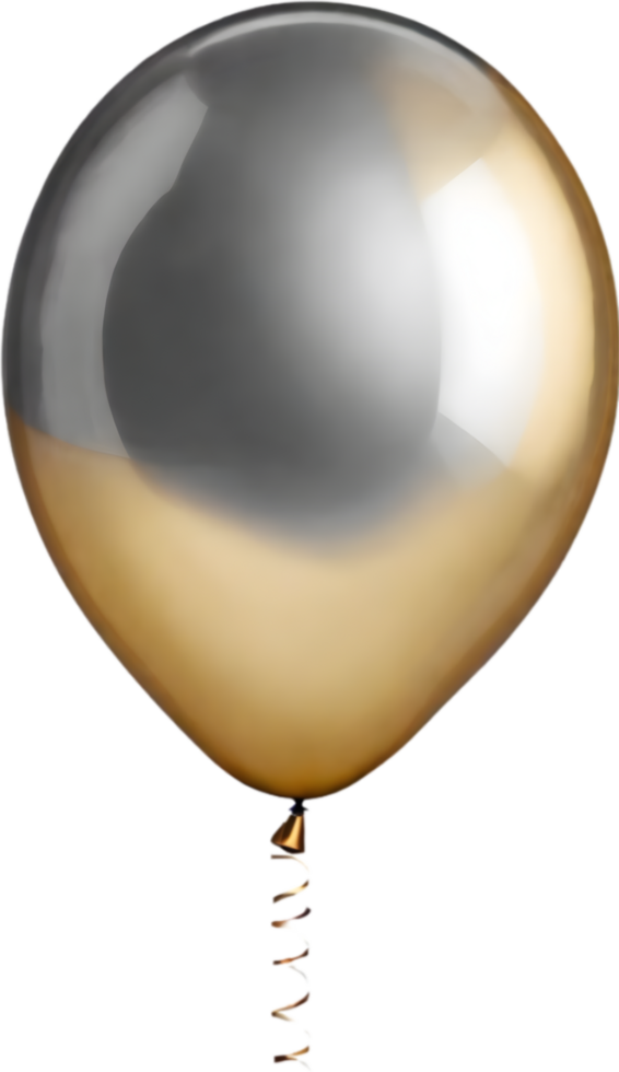 AI generated Image of the New Year balloons. Ai-generated. png