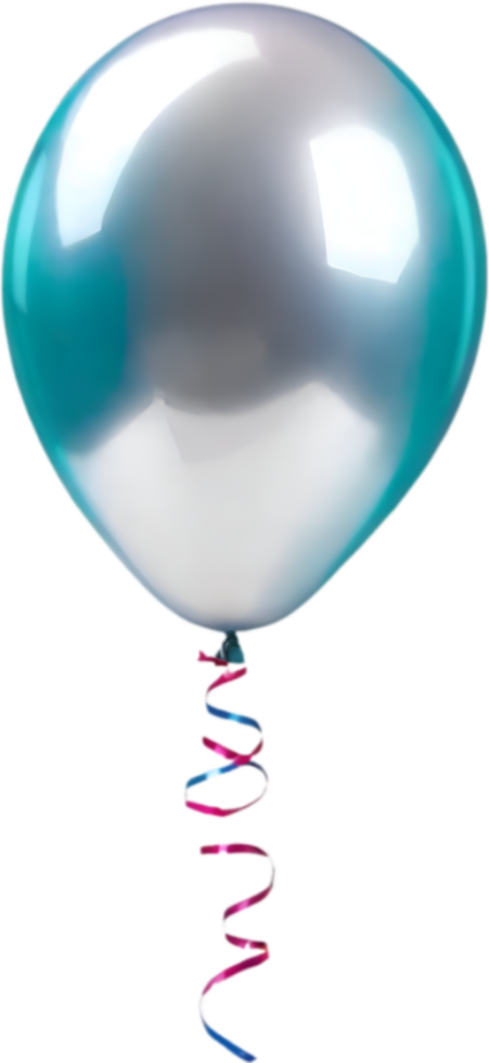 AI generated Image of the New Year balloons. Ai-generated. png