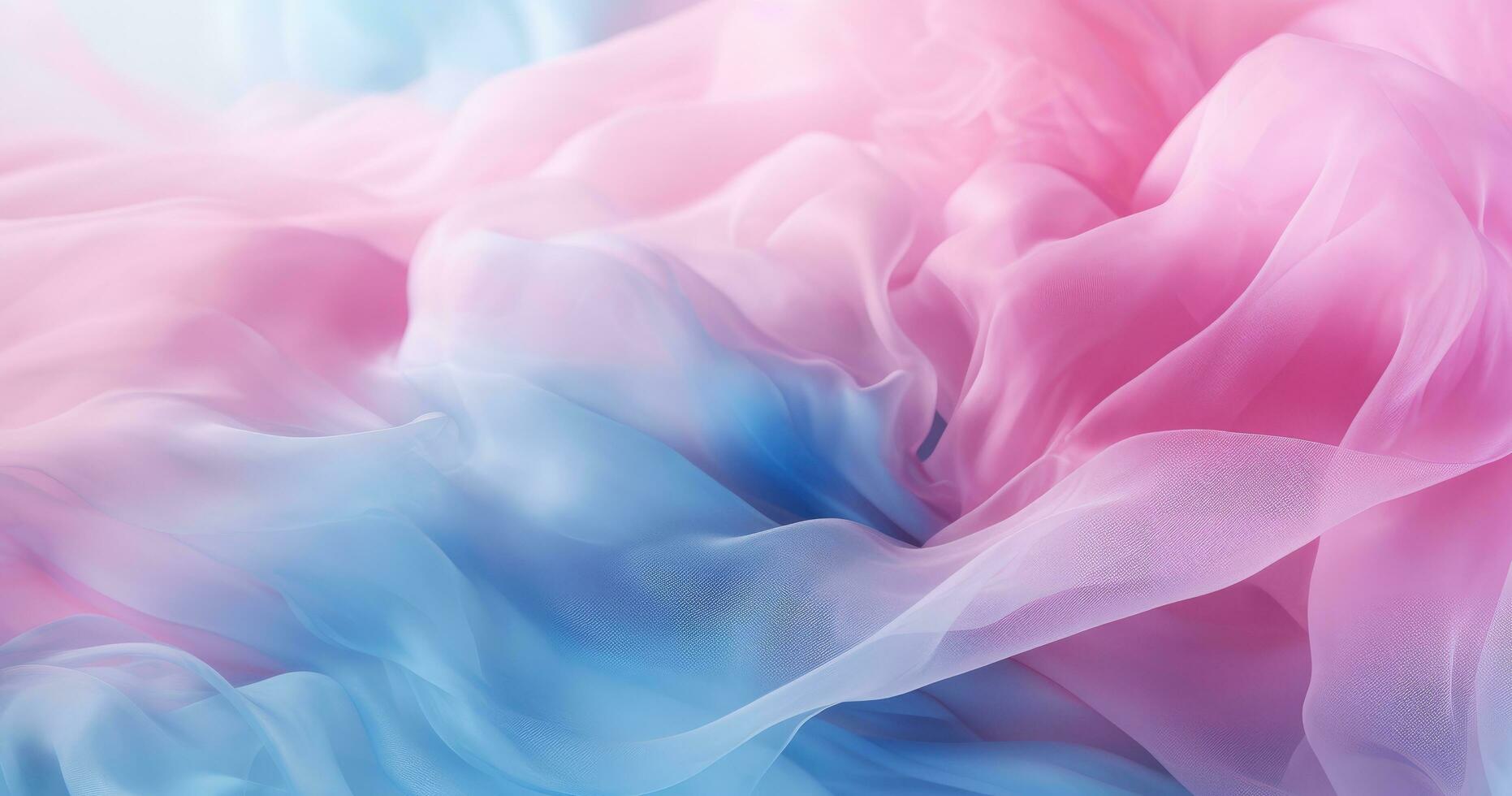 AI generated a blue and pink background with a cloud of powder photo