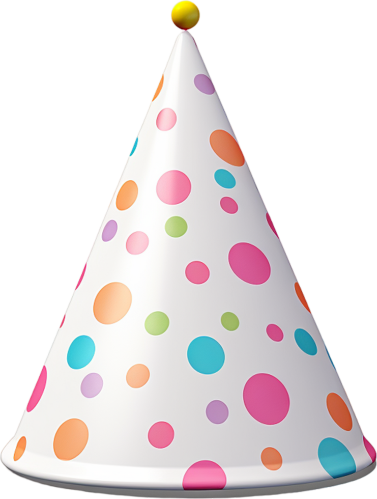 AI generated Birthday Hat Cartoon png