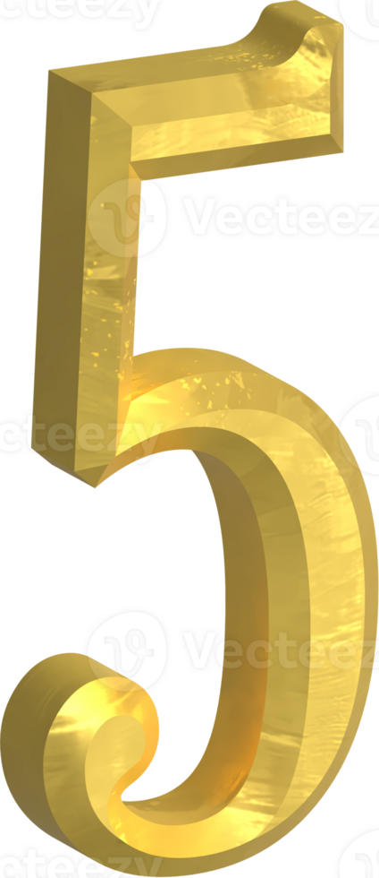 Golden number illustration png