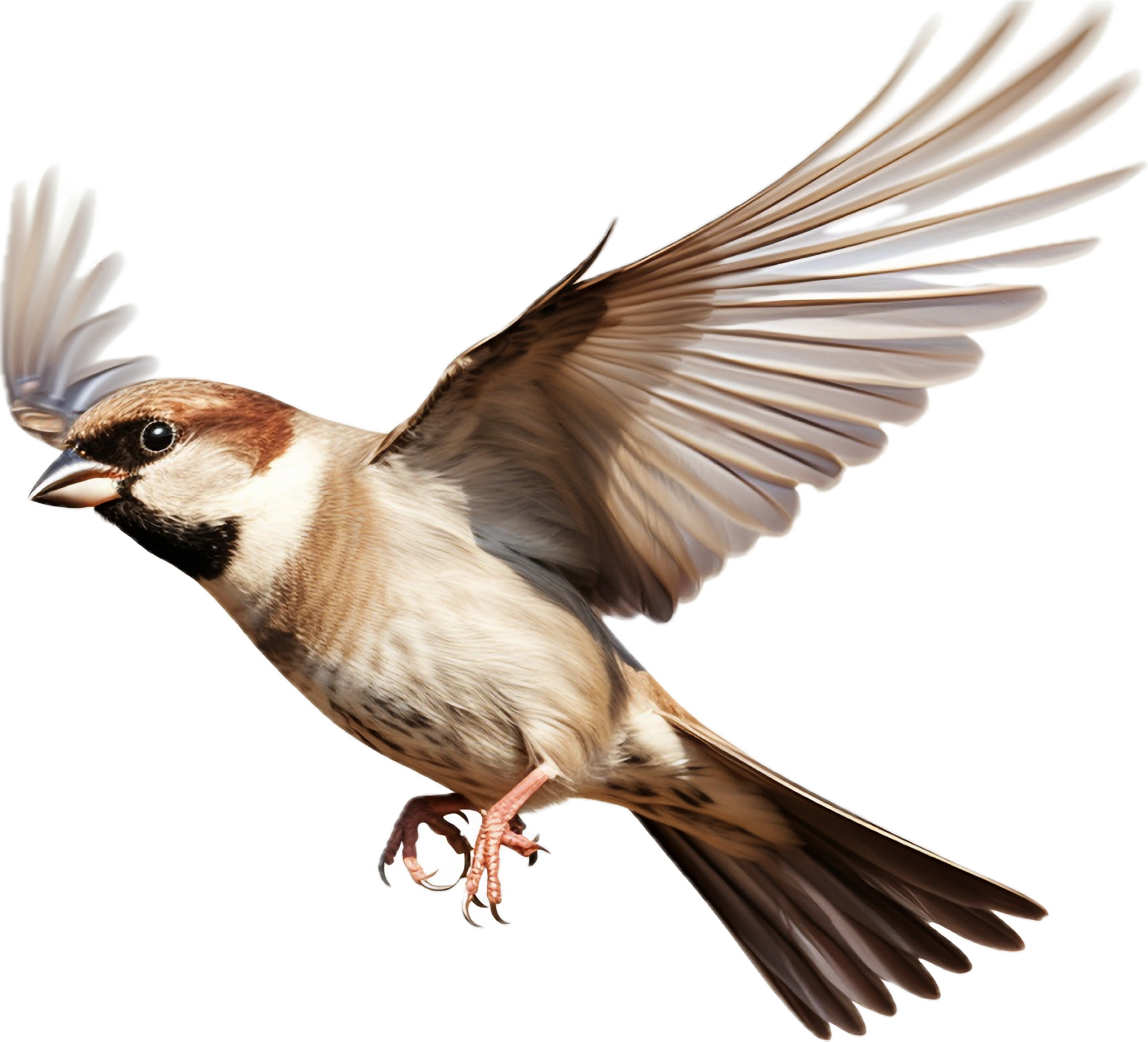 Ai Generated Flying Sparrow Png 35594521 Png