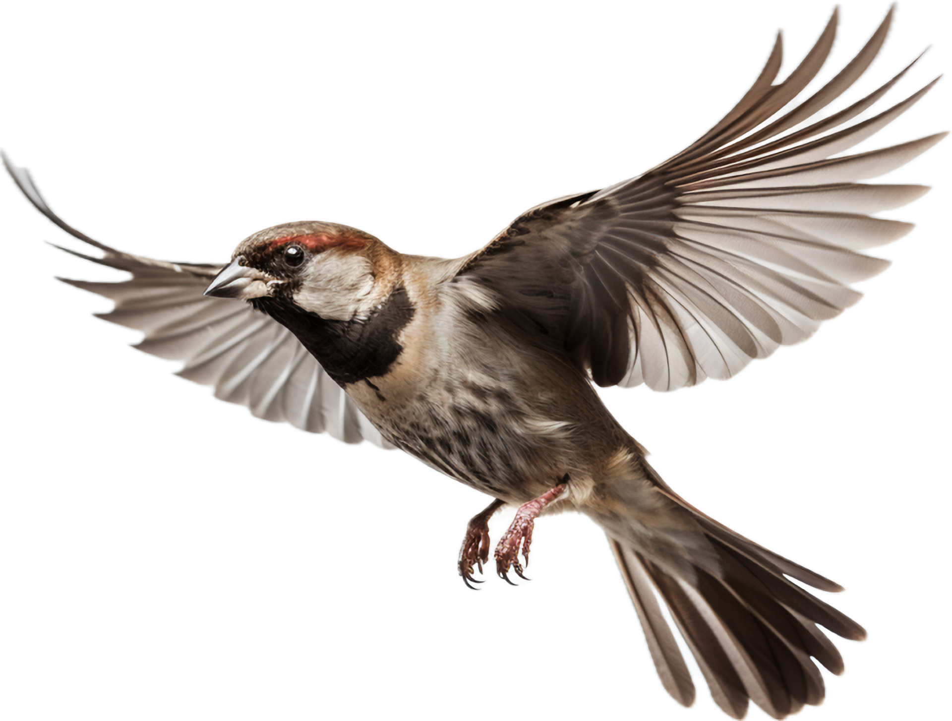 Ai Generated Flying Sparrow Png 35594536 Png