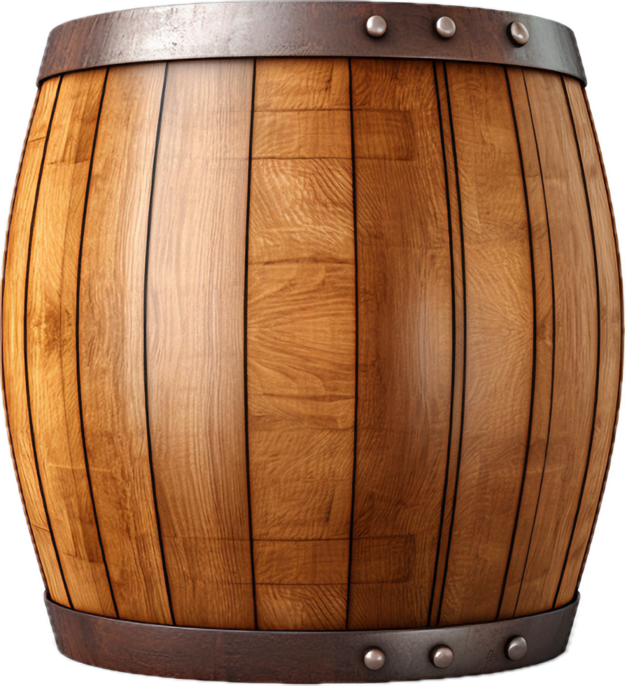 AI generated wooden oak barrel png 35594580 PNG