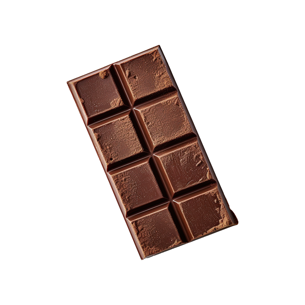 AI generated chocolate bar sweet dessert food on transparent background PNG