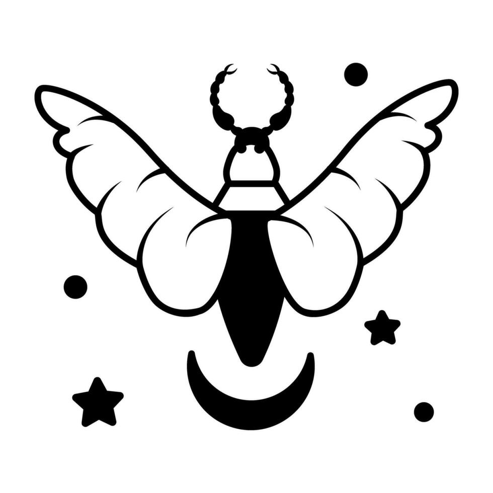 Mystical Astrology and Divination vector