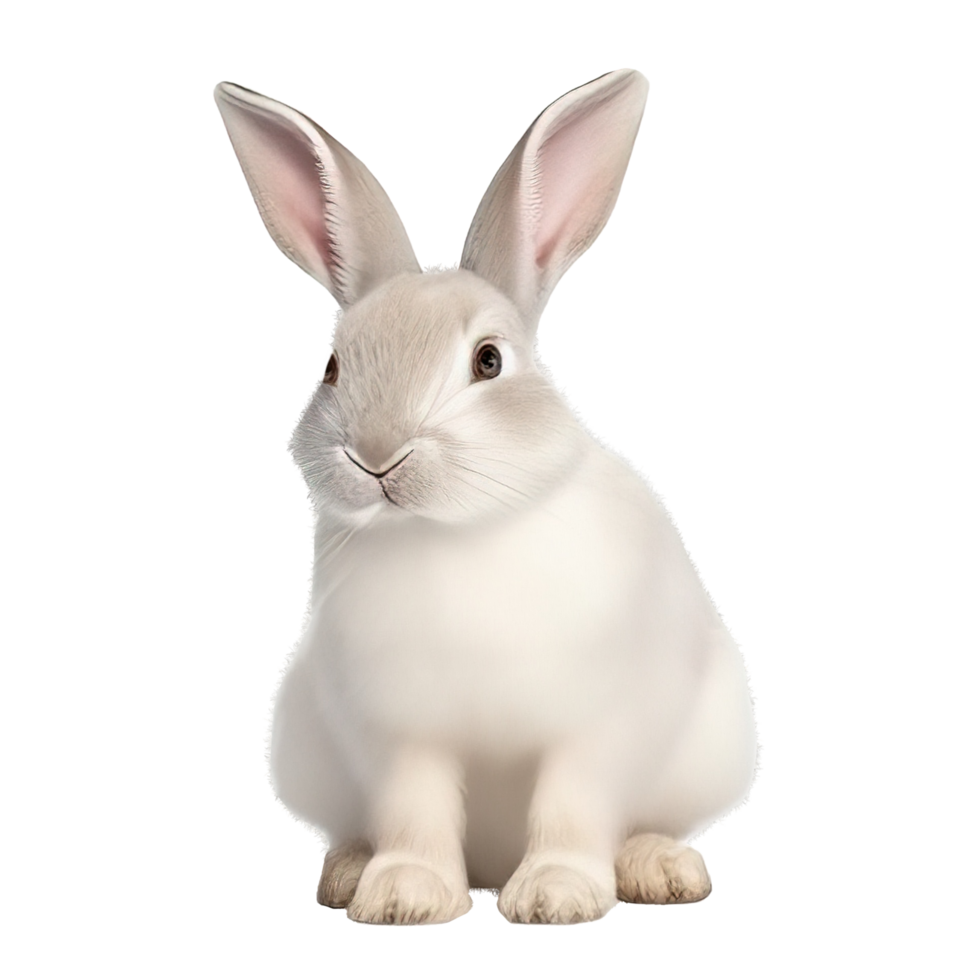 ai generiert komisch Hase oder Baby Hase zum Ostern Tag png