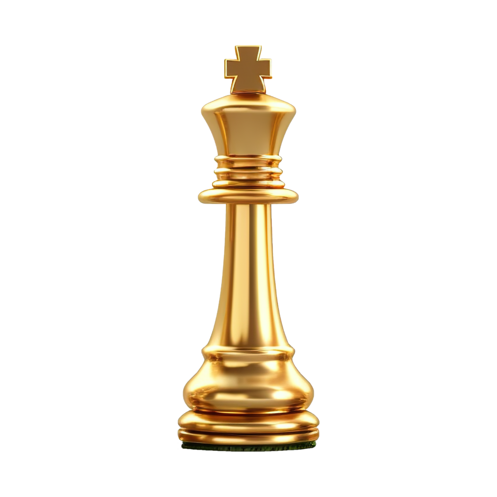 AI generated Chess pieces on transparent background png