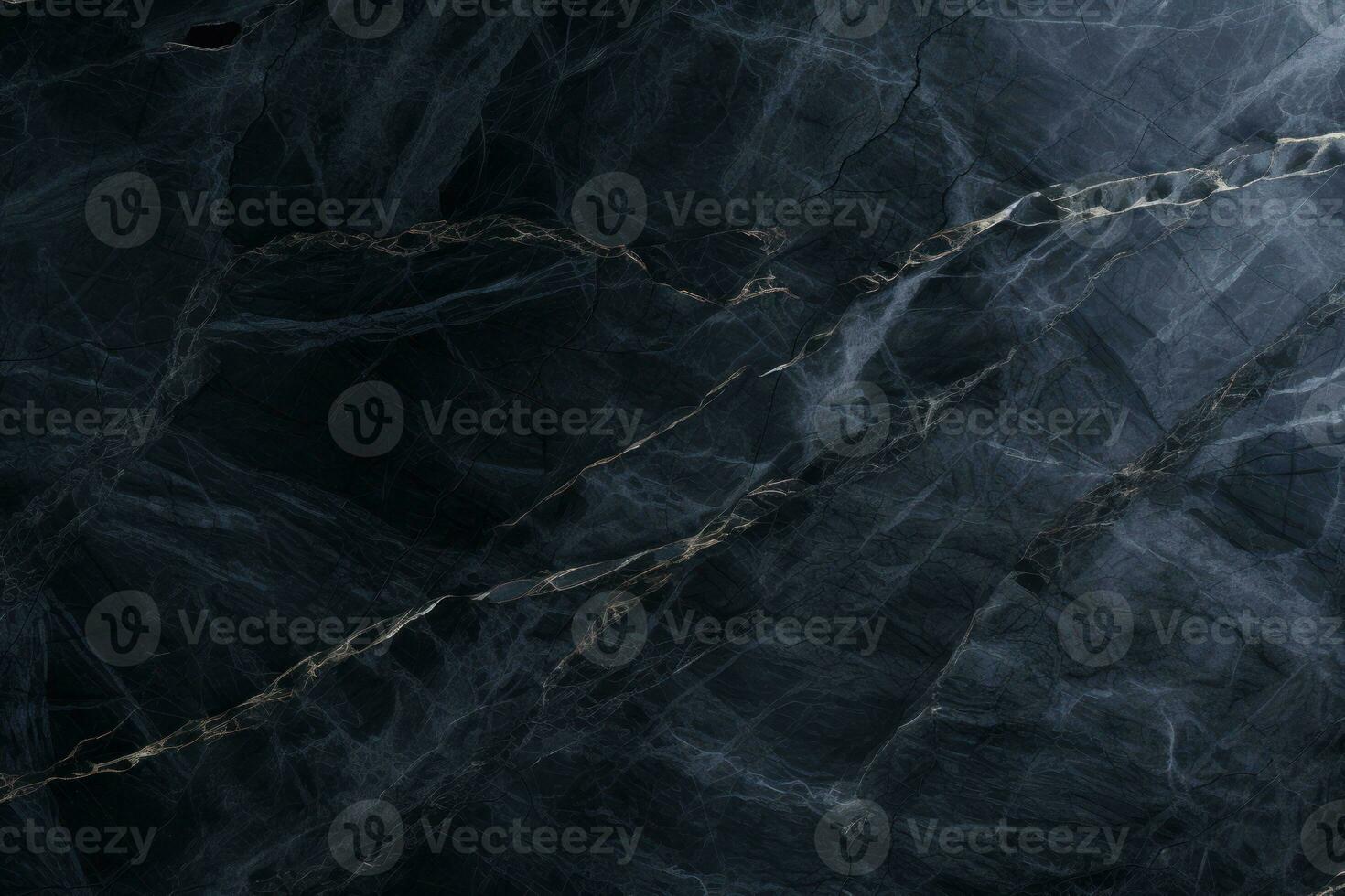 AI generated Dark marble texture. Natural pattern of black marble with golden and white veins. Black stone Surface. Luxurious stylish design. For background, ceramic floor, wall tiles, interior, photo
