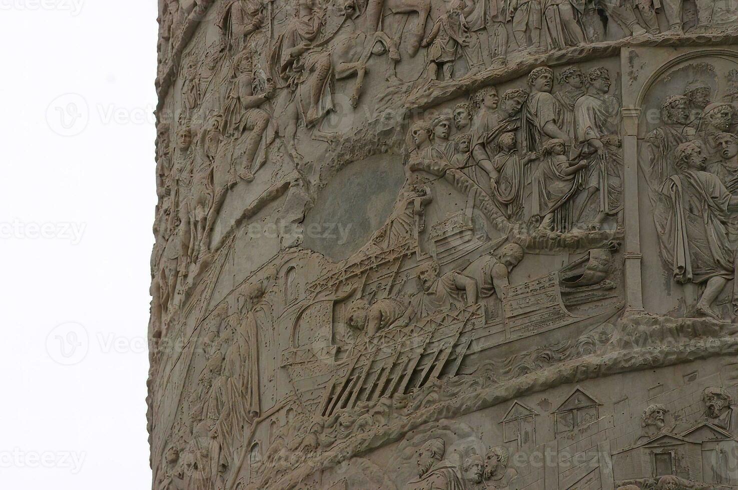 Scenes of Roman siege with testudo photo