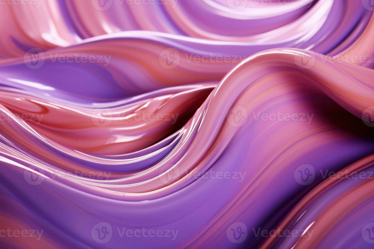 AI generated Abstract background with orange and purple swirls. Liquid flowing paint.. Ideal for use as a background for websites, presentations, or advertisements photo