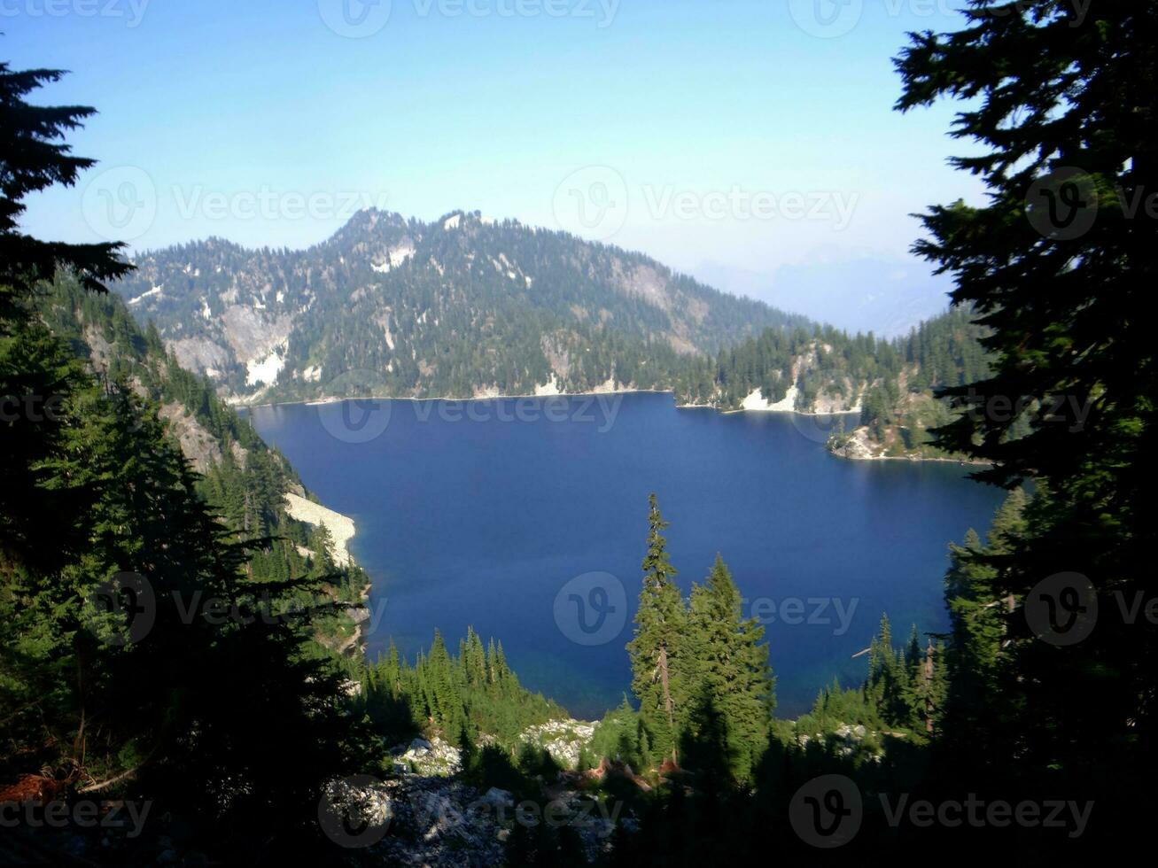 Snow Lake, a high alpine lake photo