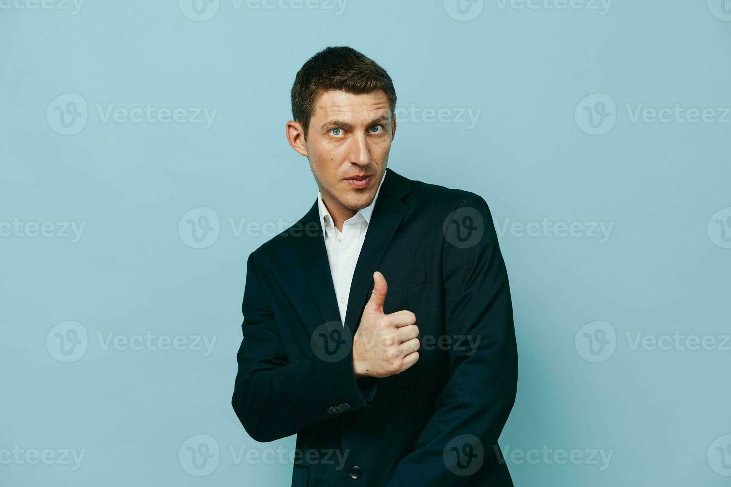 Person man face portrait background business background confidence adult handsome attractive hand photo