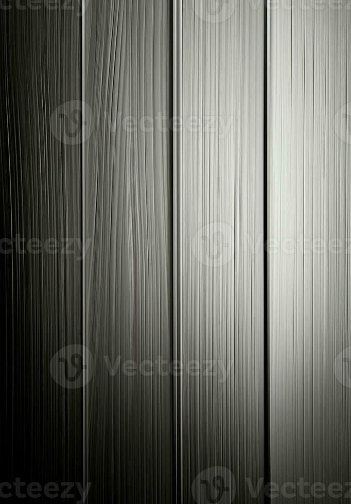 AI generated Vertical metal texture, steel silver background - AI generated image photo