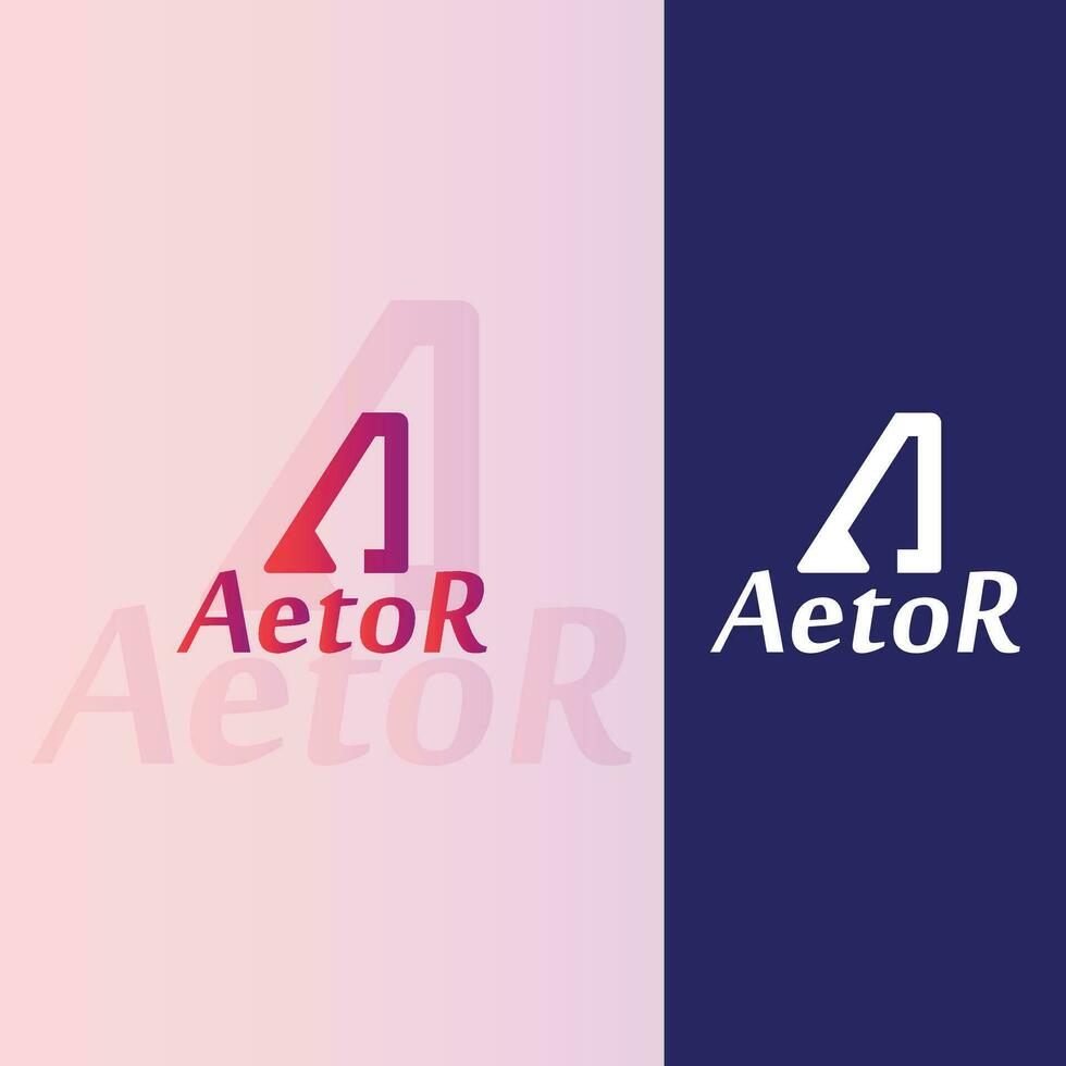A Letter Logo Vector Professional Abstract Monogram Logo Design Symbol