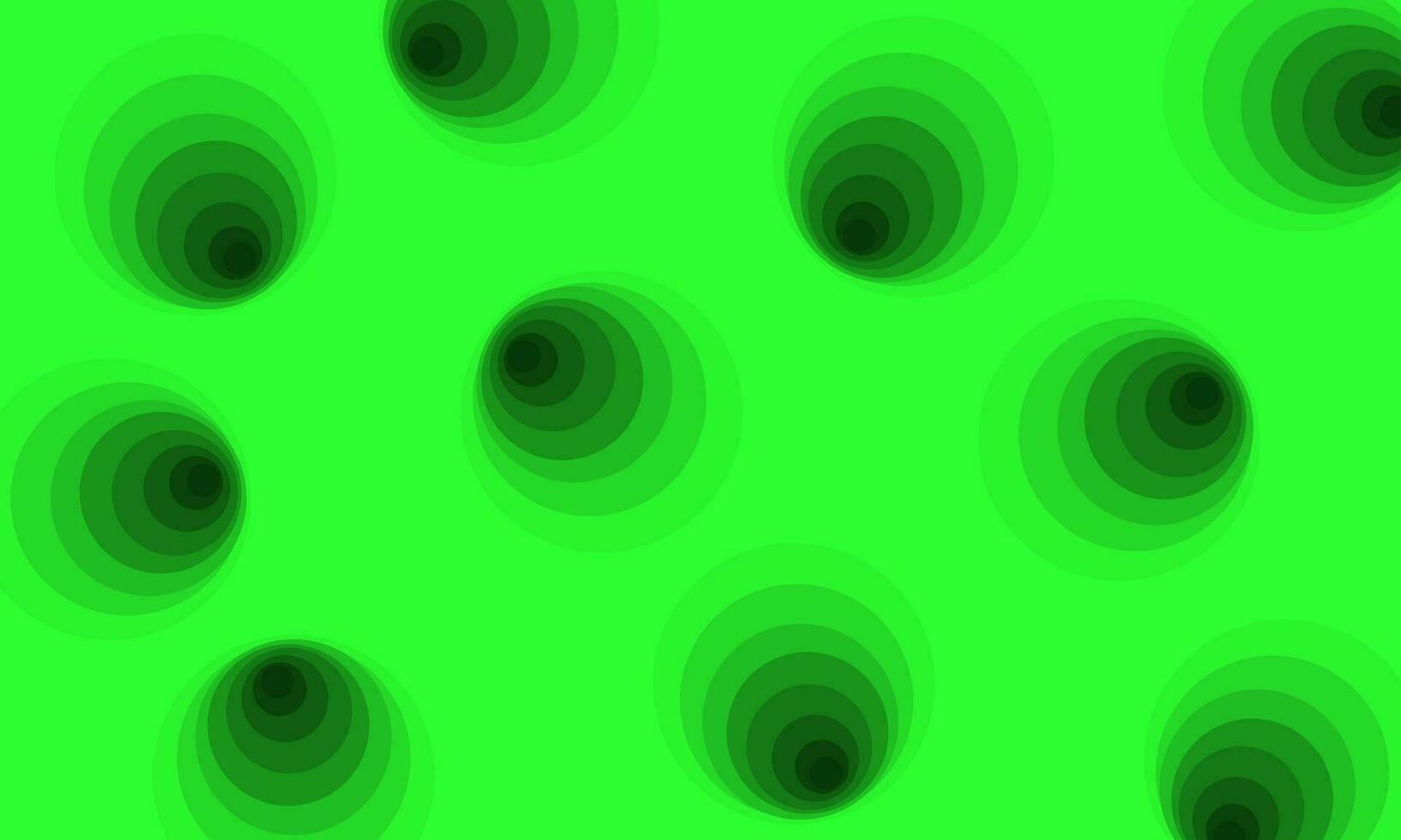 green hole circle abstract background vector