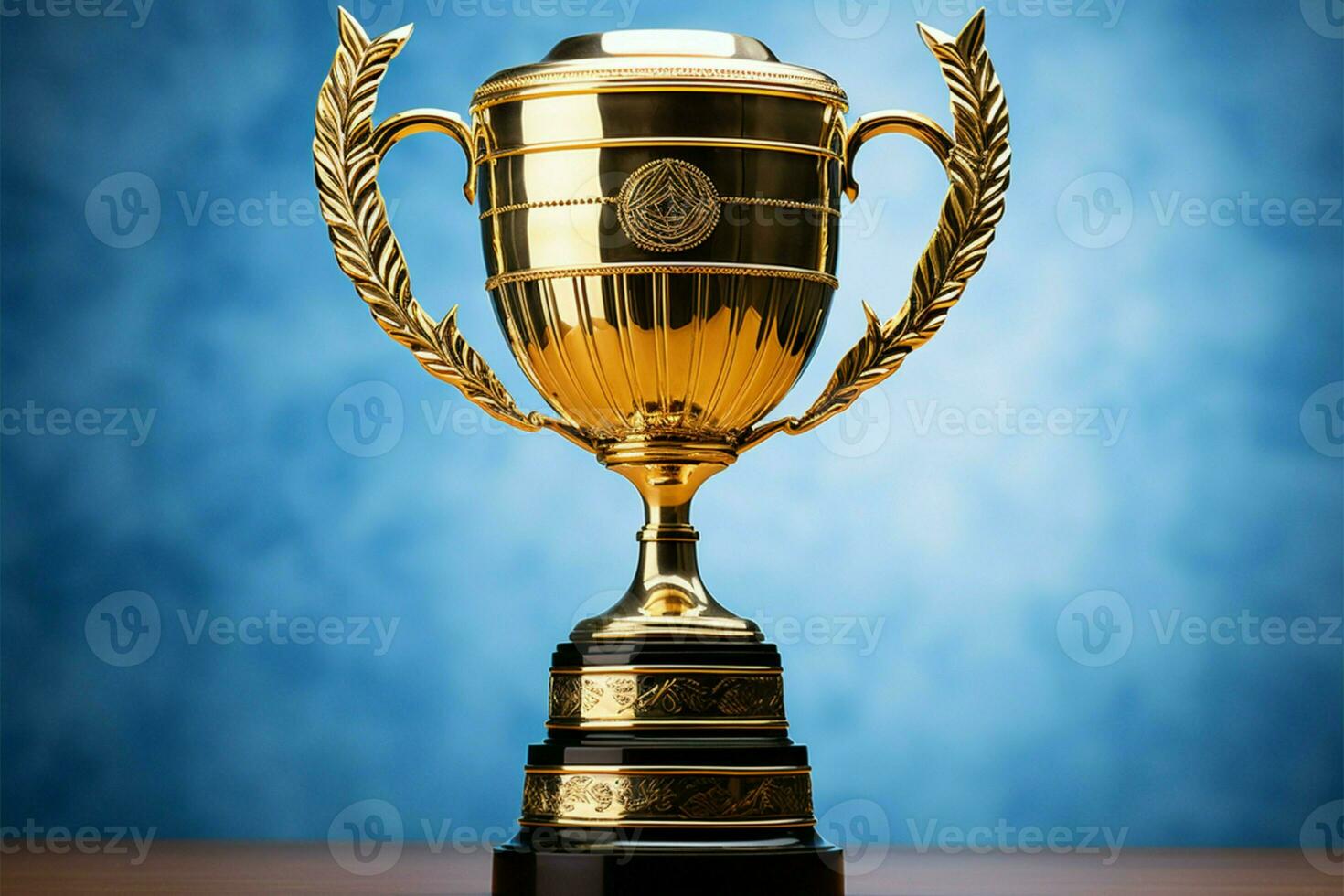 AI generated champion Award trophy cup winner concept AI Generated photo