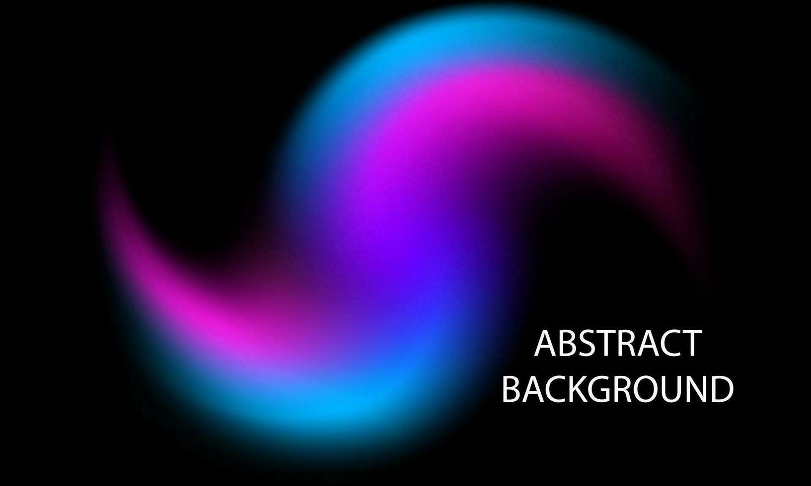 Abstract background with blue and purple wavy lines. Vector illustration