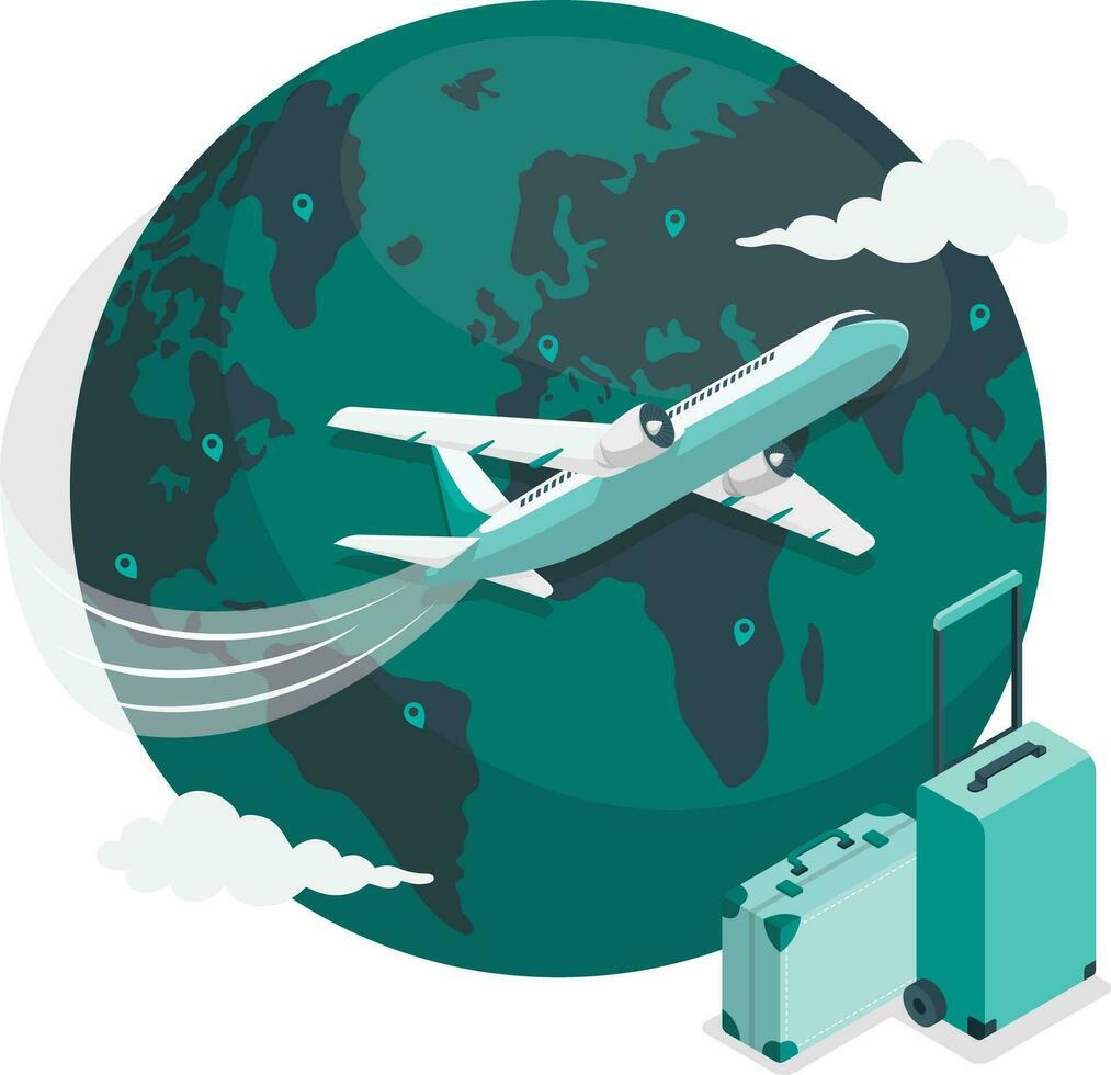 Travel Illustration file vector