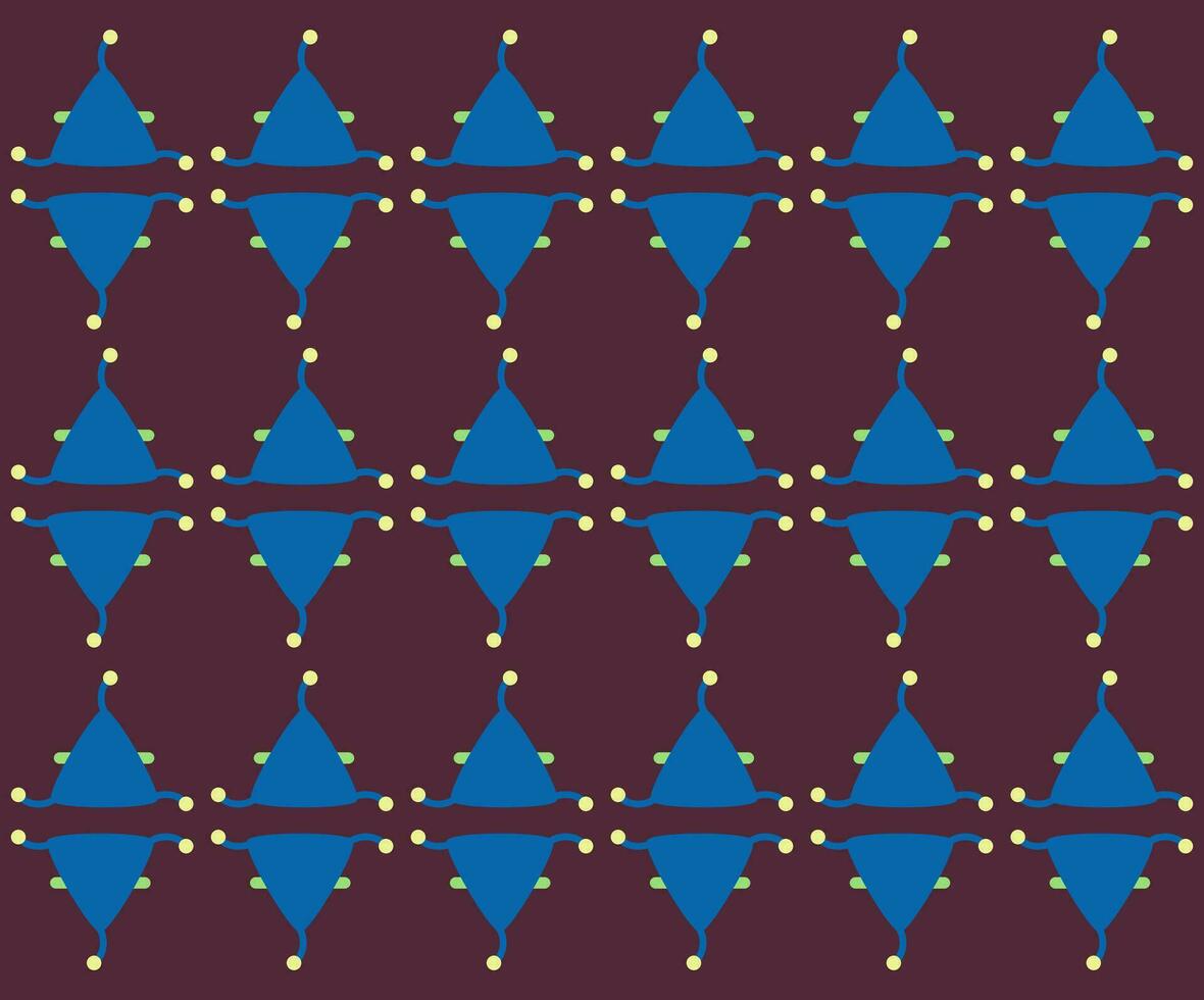 Abstract background with tentacled blunt triangle pattern and line decoration vector