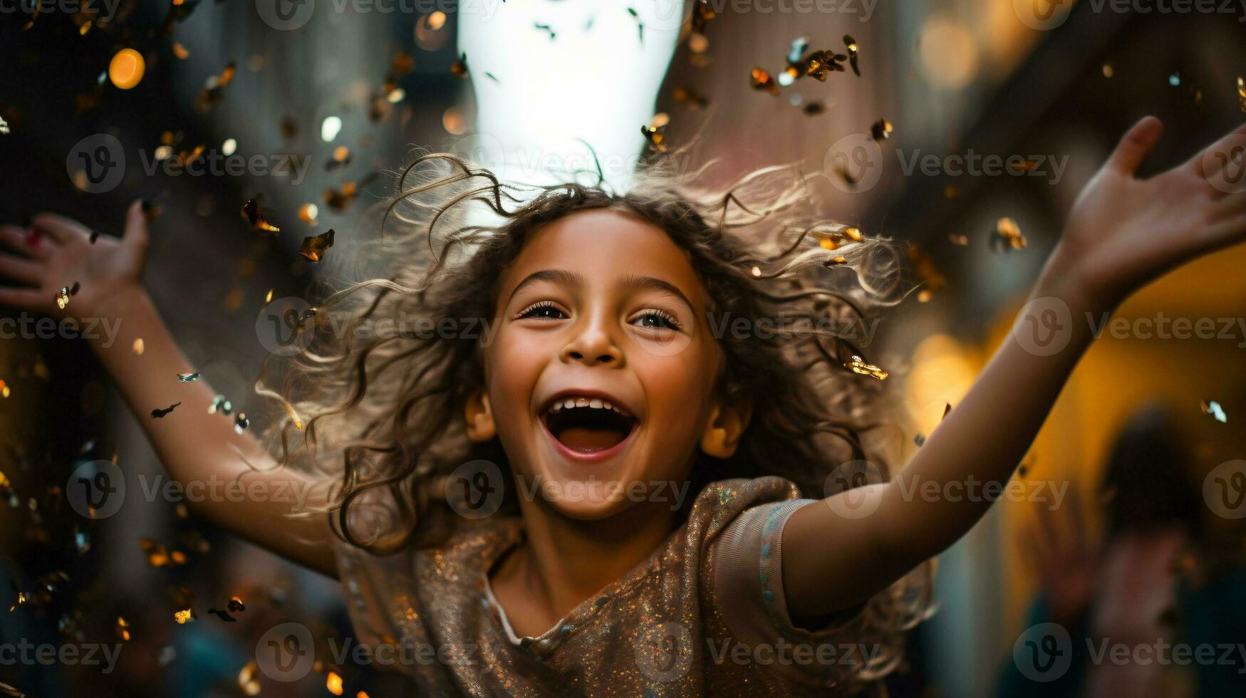AI generated A group of girls celebrating and enjoying joyfully photo