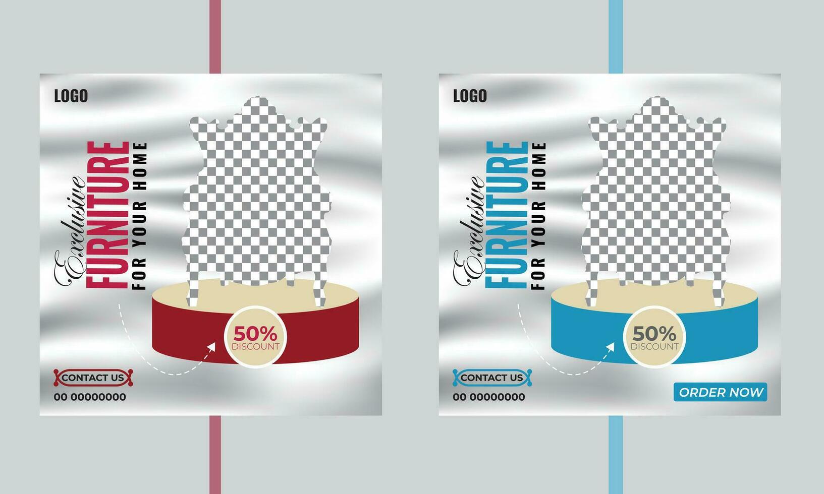 Modern and creative Social media post design vector
