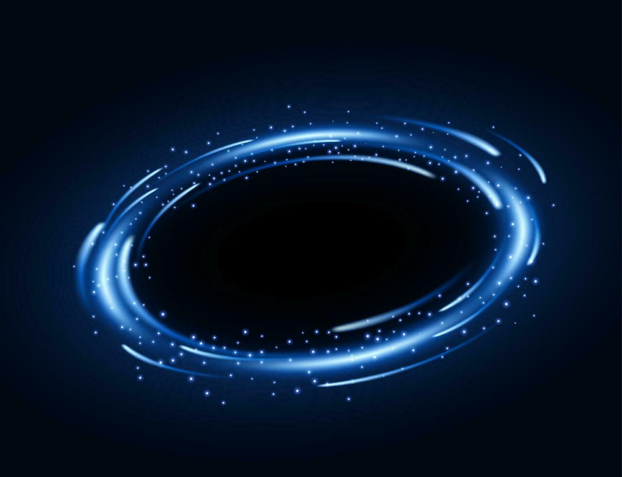 Round Blue Shiny with Sparks. Suitable For Product Advertising, Product Design, and Other, Vector Illustration