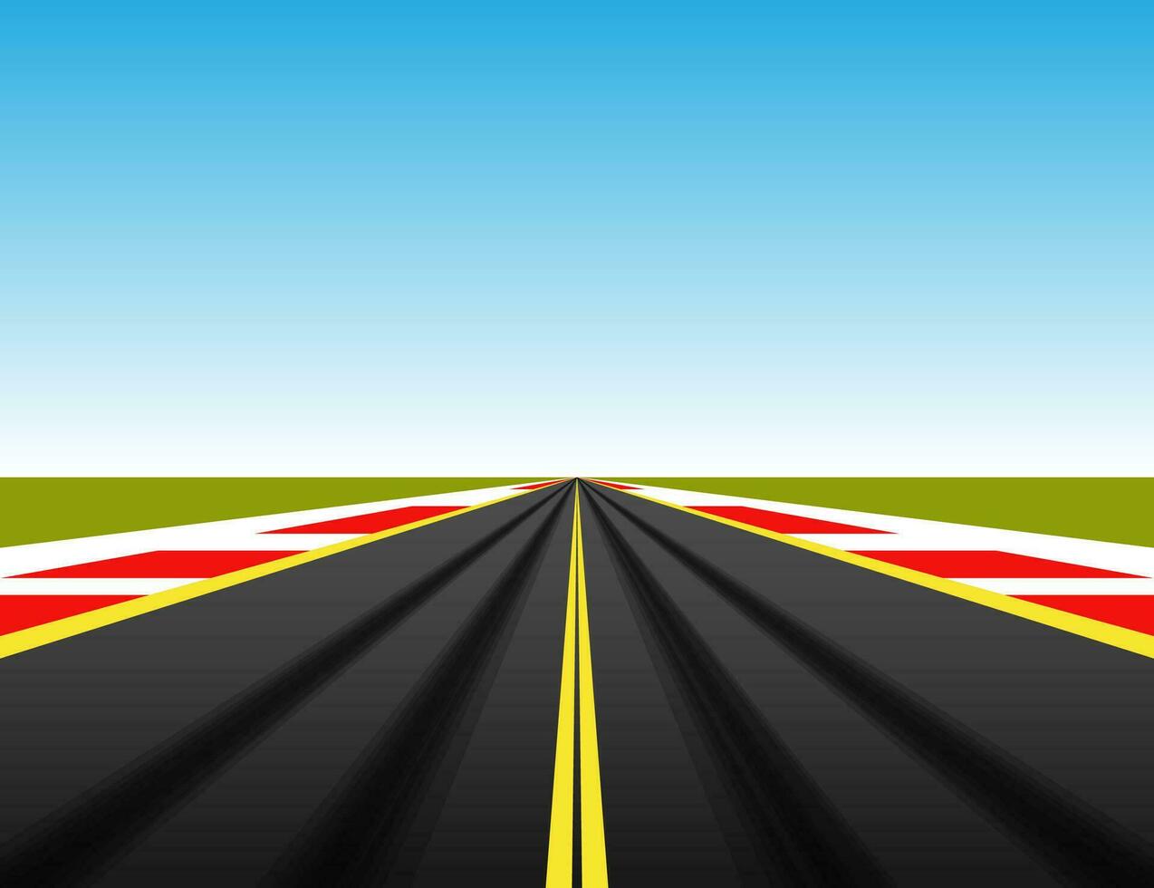 Racing start lights race car event in a racetrack vector