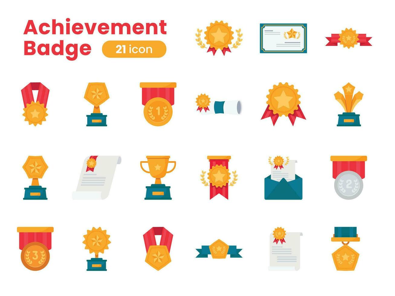 Object Achievement Badge vector