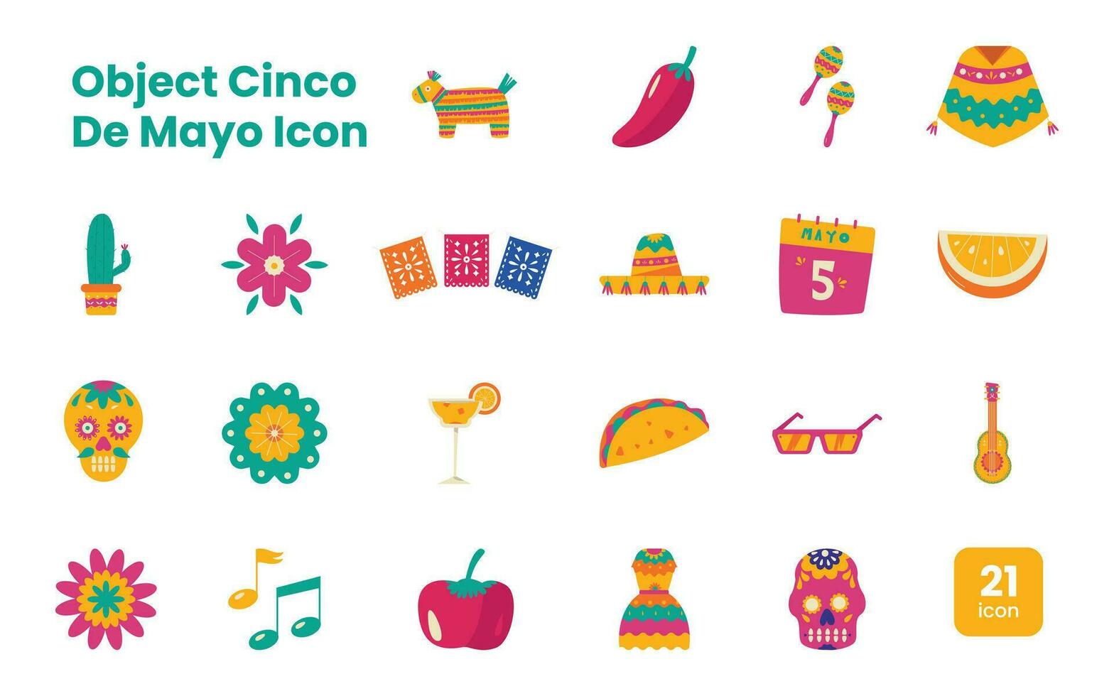 Object Cinco De Mayo vector