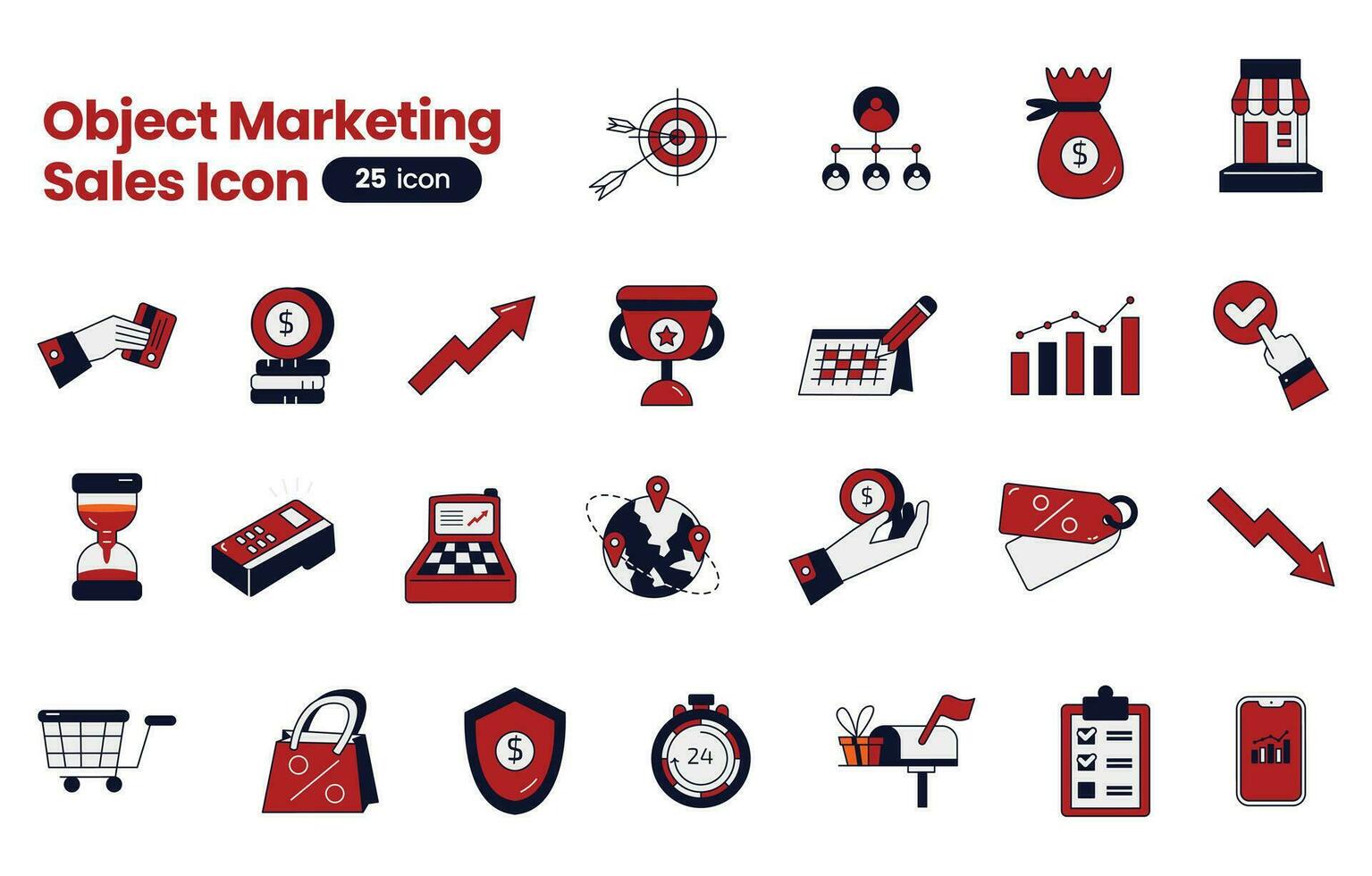 Object Marketing Sales vector