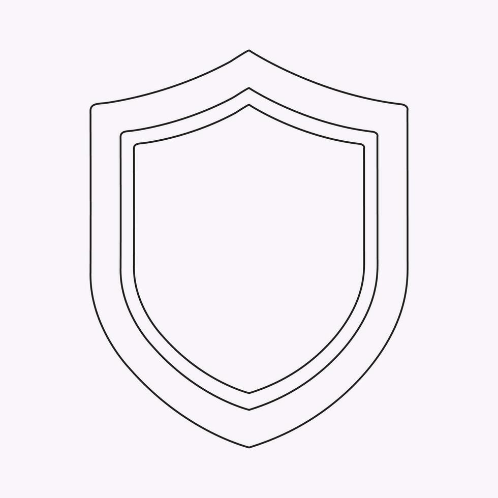 Shield, guard icon vector, filled flat sign, solid colur eps vector