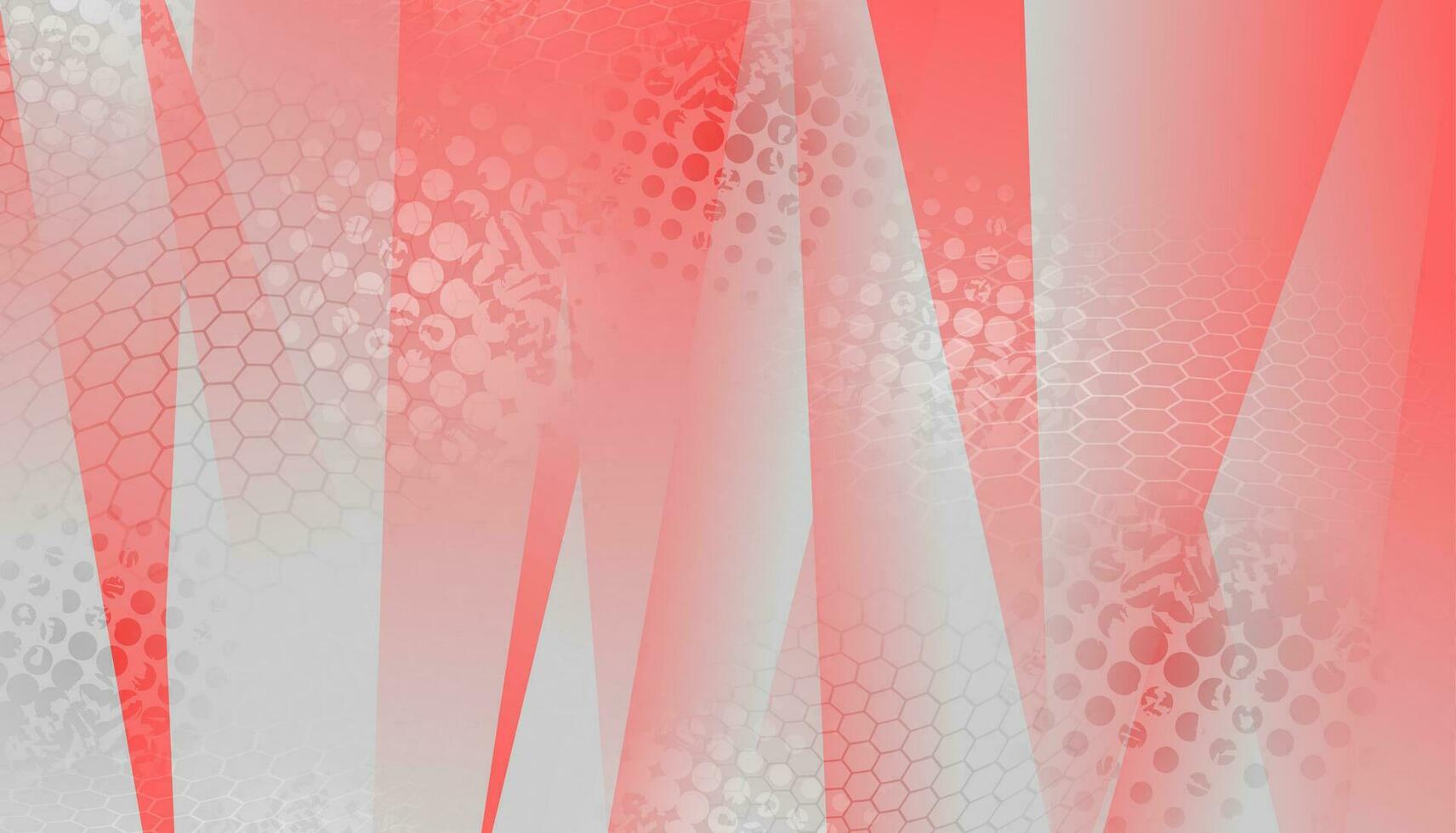 Red and grey stripes abstract geometric background vector