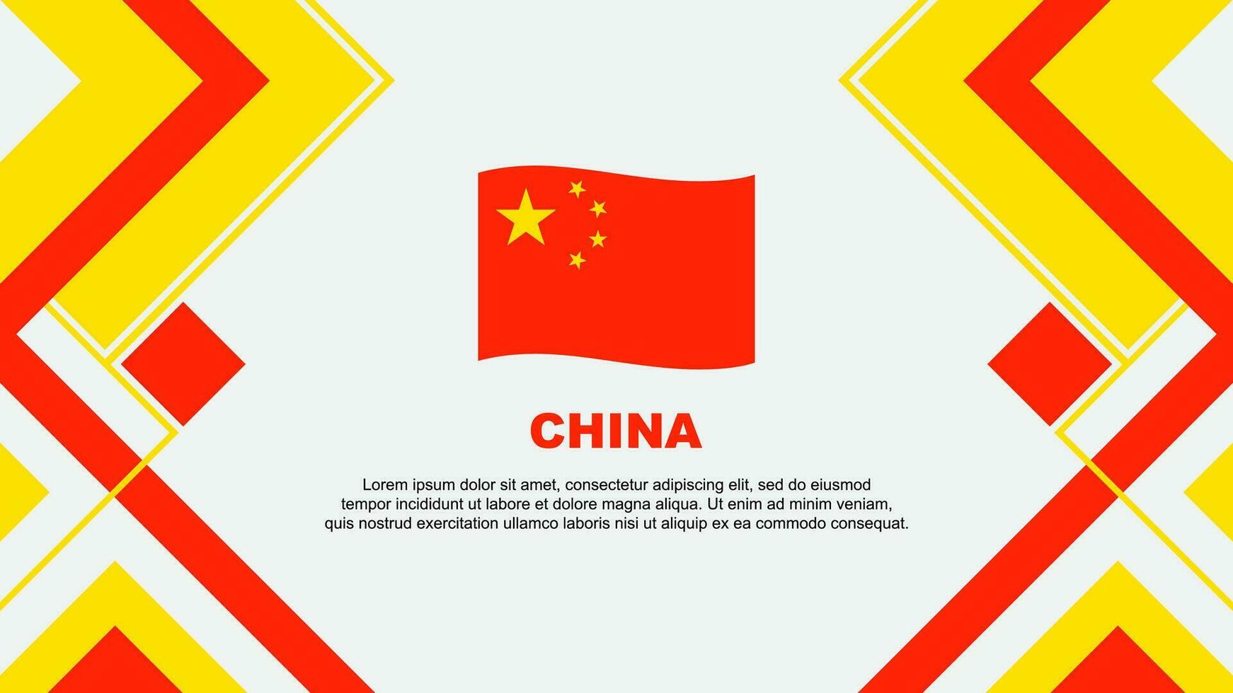 China bandera resumen antecedentes diseño modelo. China independencia día bandera fondo de pantalla vector ilustración. China bandera