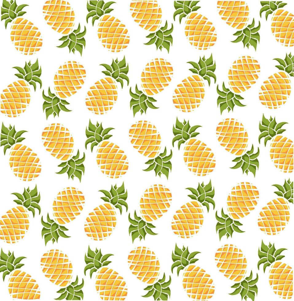 Pineapple wallpaper and background images vector