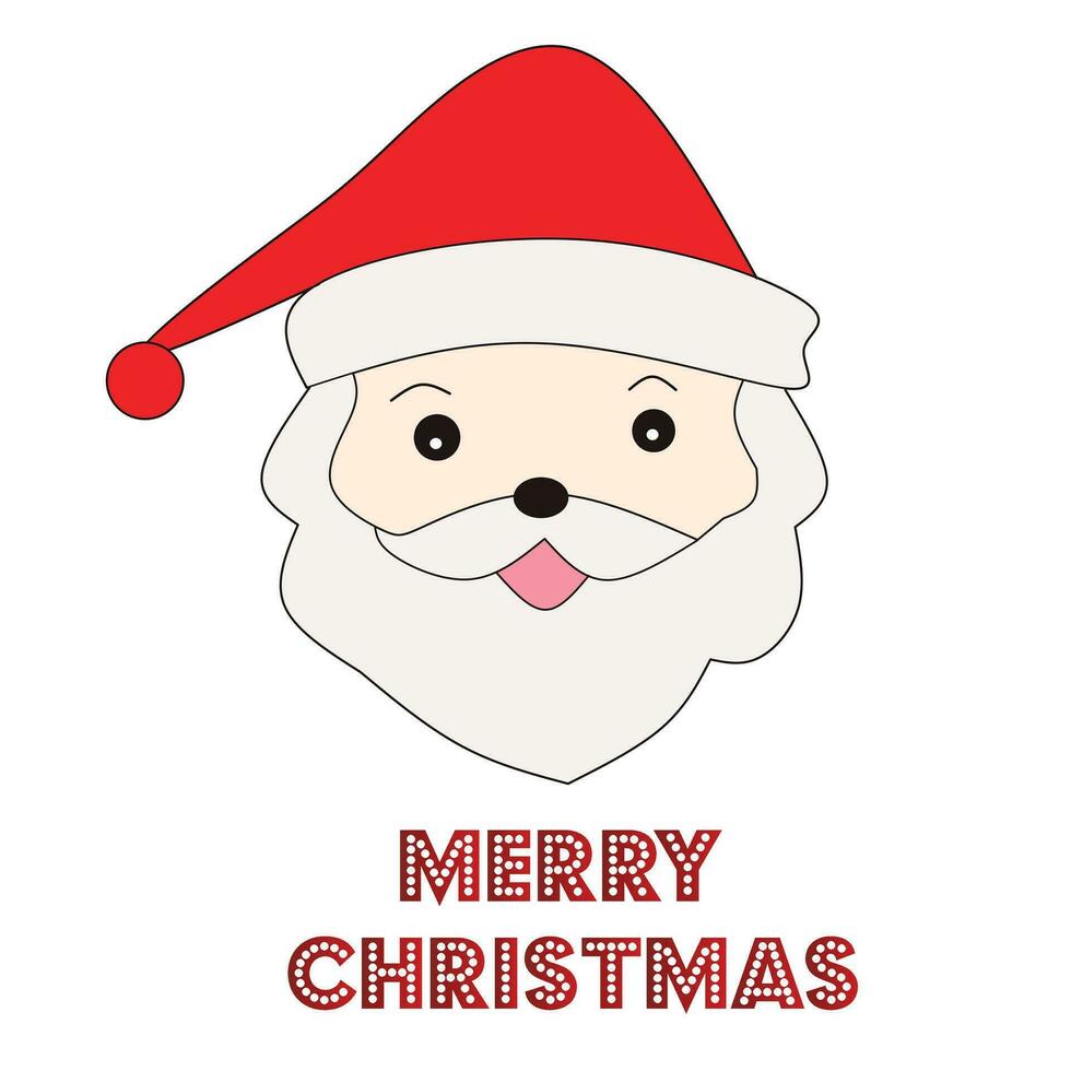 Merry Christmas wishes poster vector