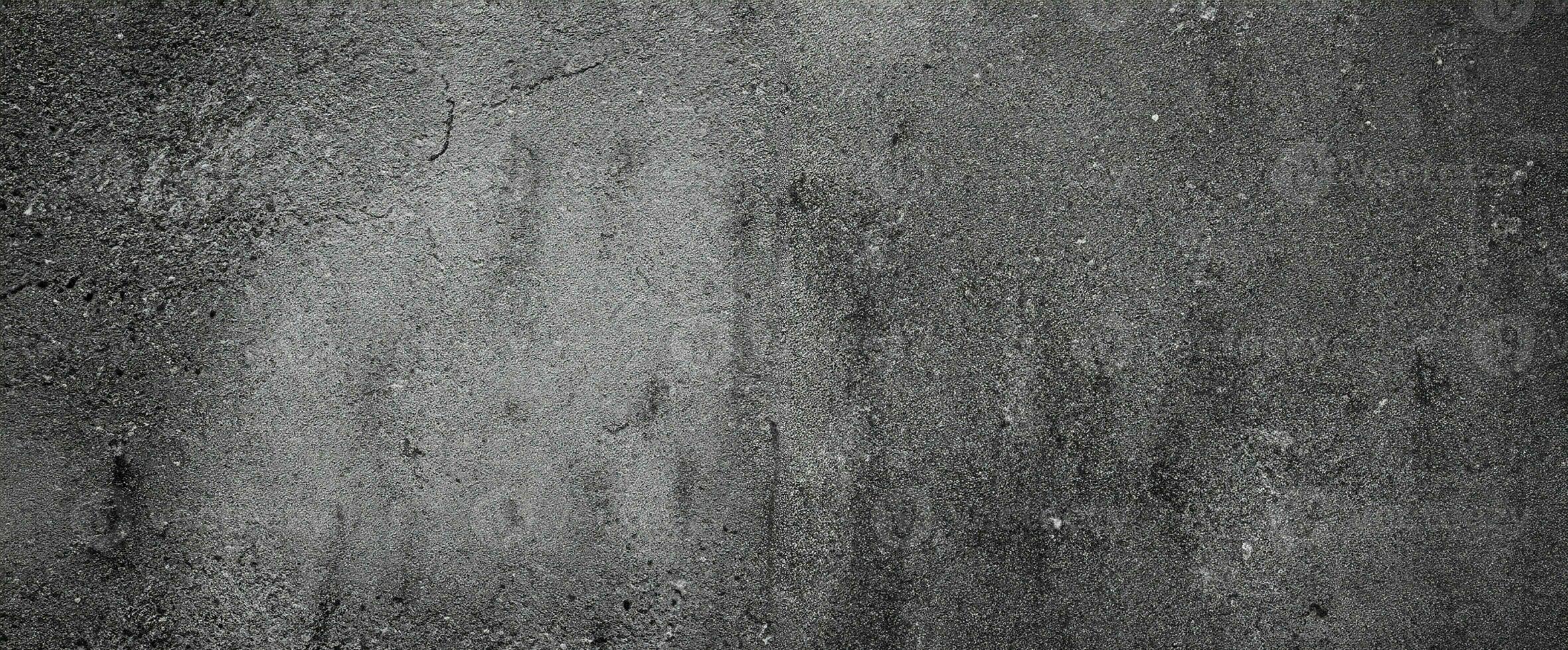 Grungy grey background of natural paintbrush stroke textured cement or stone old. concrete texture as a retro pattern wall conceptual. photo