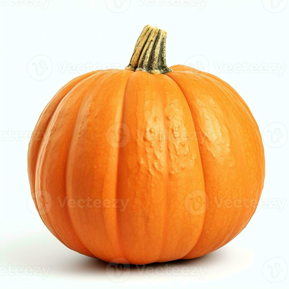 AI generated fresh pumpkin real photo photorealistic stock