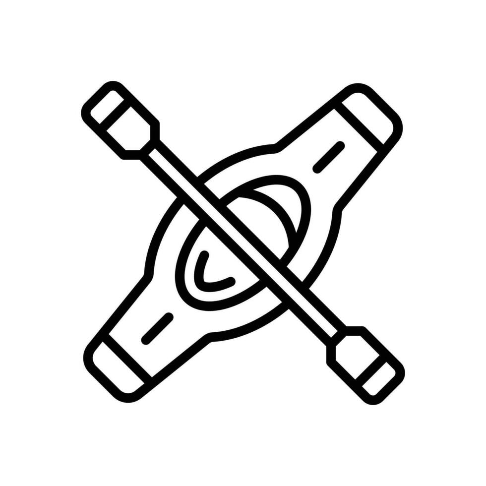 kayak icon. vector line icon for your website, mobile, presentation, and logo design.