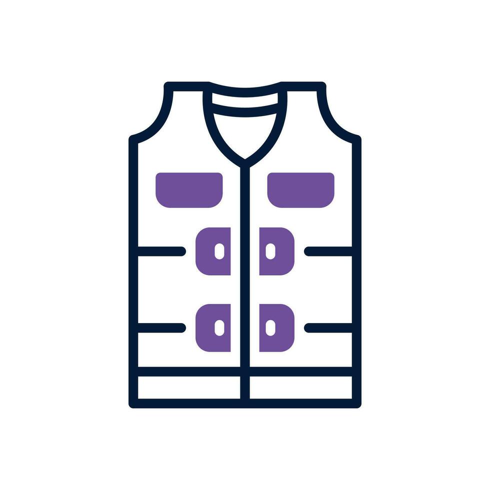 life vest icon. vector mixed icon for your website, mobile, presentation, and logo design.