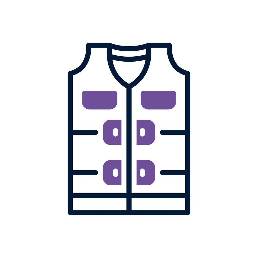 life vest icon. vector mixed icon for your website, mobile, presentation, and logo design.