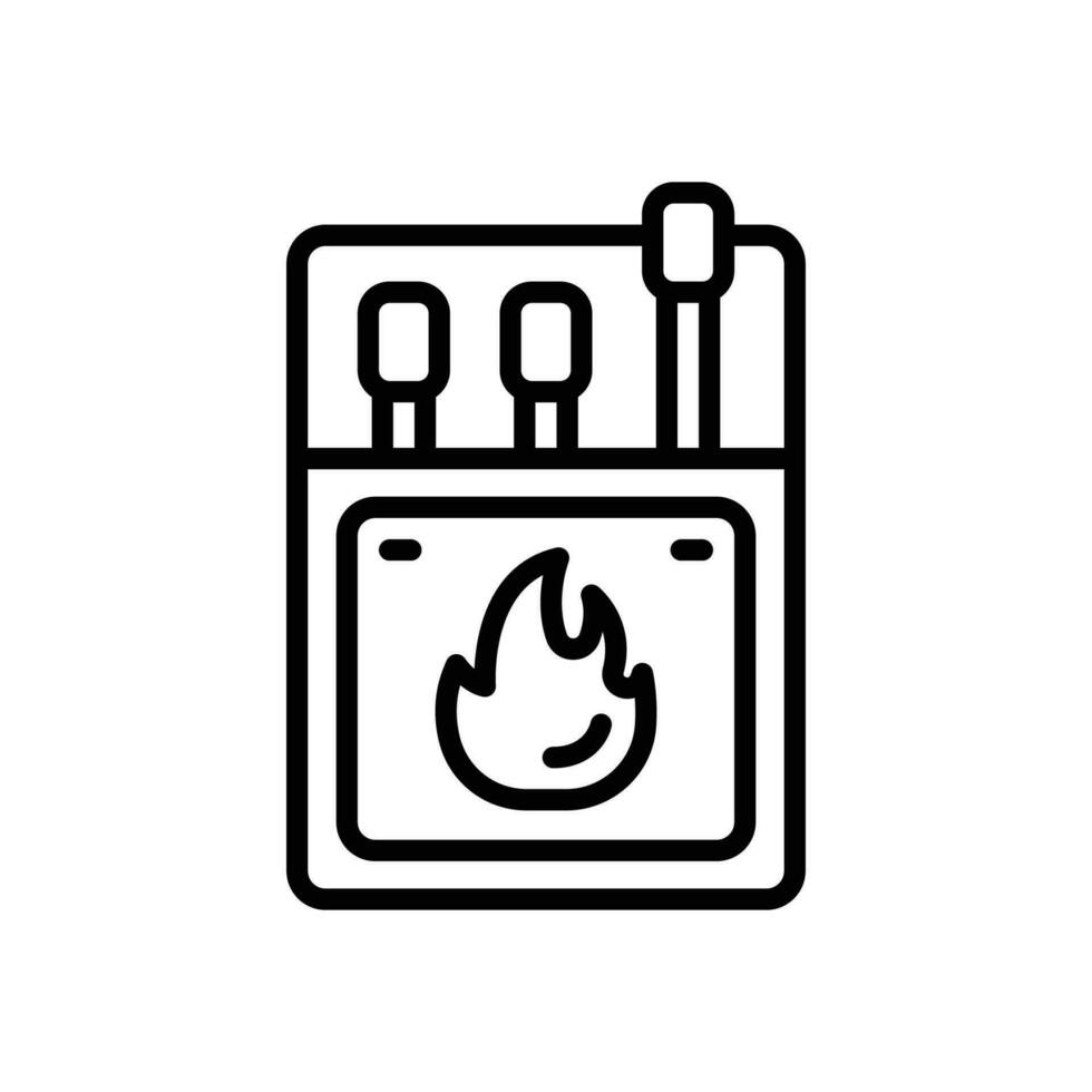 matches icon. vector line icon for your website, mobile, presentation, and logo design.